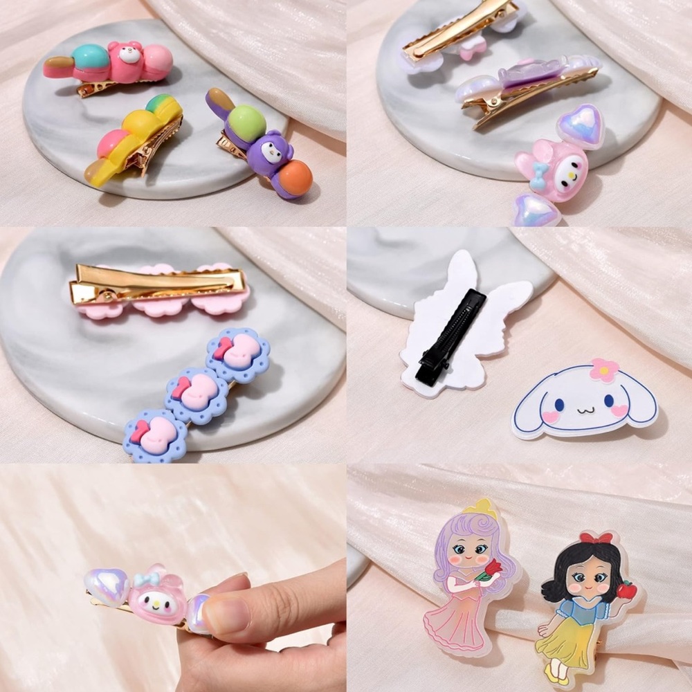 Kids *NIB* Hair Clip Barrettes, 1 Pack, 12 PCS total - Picture 2 of 6
